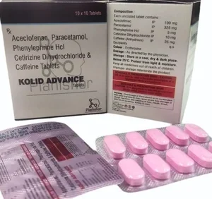 ACECLOFENAC PARACETAMOL HCL CETRIZINE TABLET