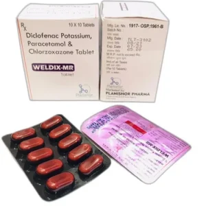 Diclofenac Paracetamol Chlorzoxazone Tablets