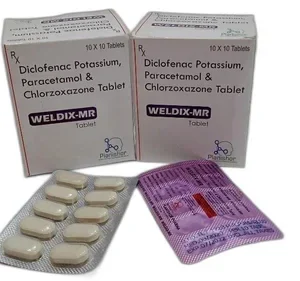 Diclofenac Potassium Paracetamol & Chlorzoxazone Tablets