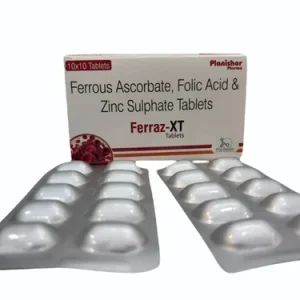 Ferrous Ascorbate Folic Acid Zinc Tablet